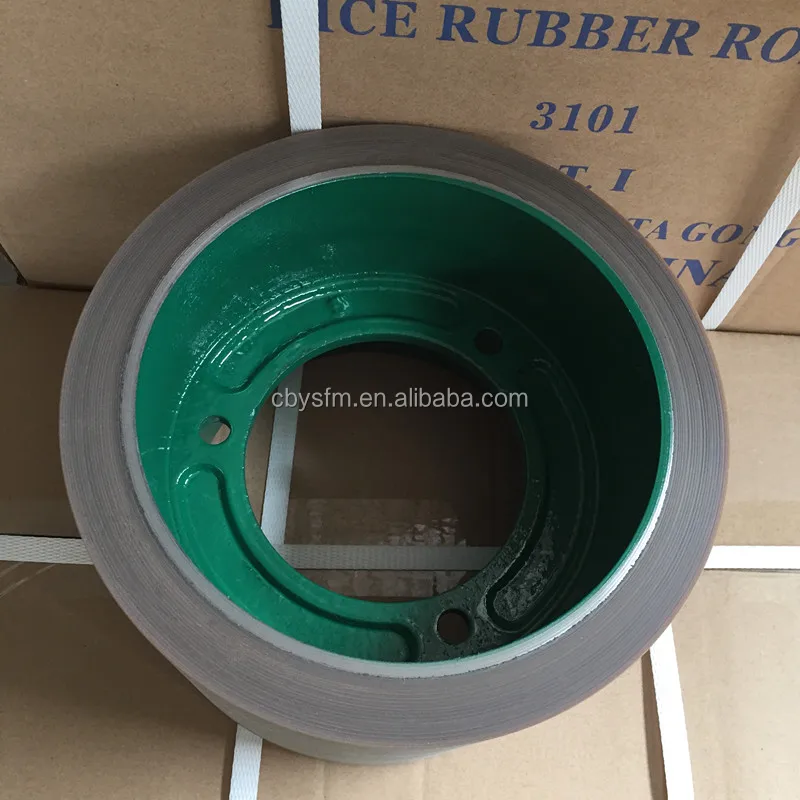 6' brown SBR rice hulling rubber rolls