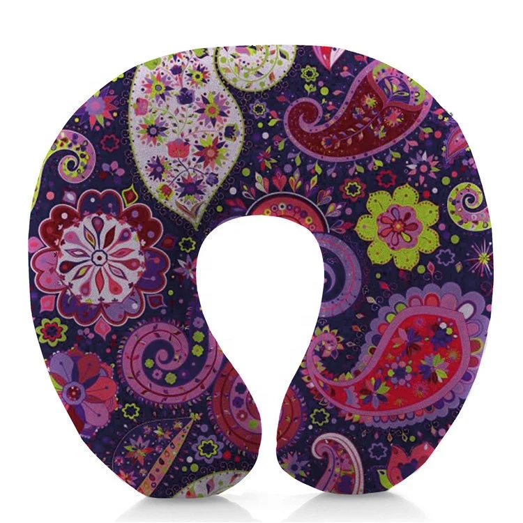 Memory Foam Neck Pillow Resting Head Neck U Shape Soft Travel Pillow For Airplane