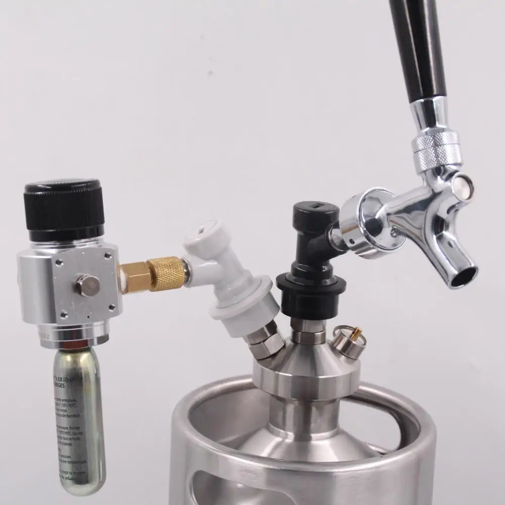 Dispensermini keg System 4L CO2 Regulator Stainless Steel beer keg