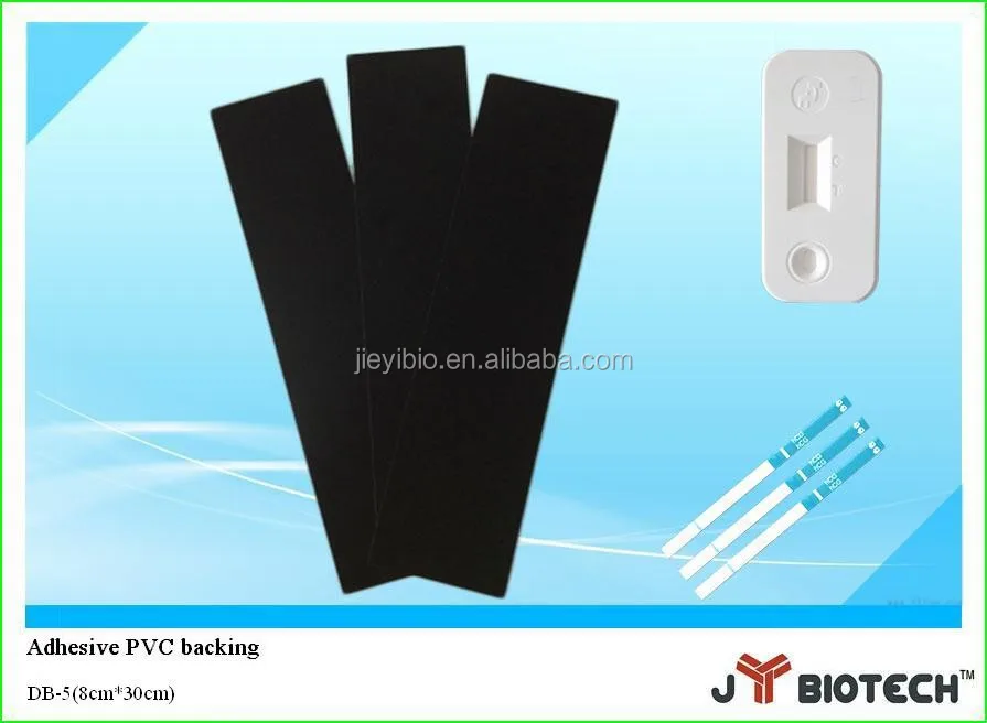 PVC self adhesive backing sheet for rapid test