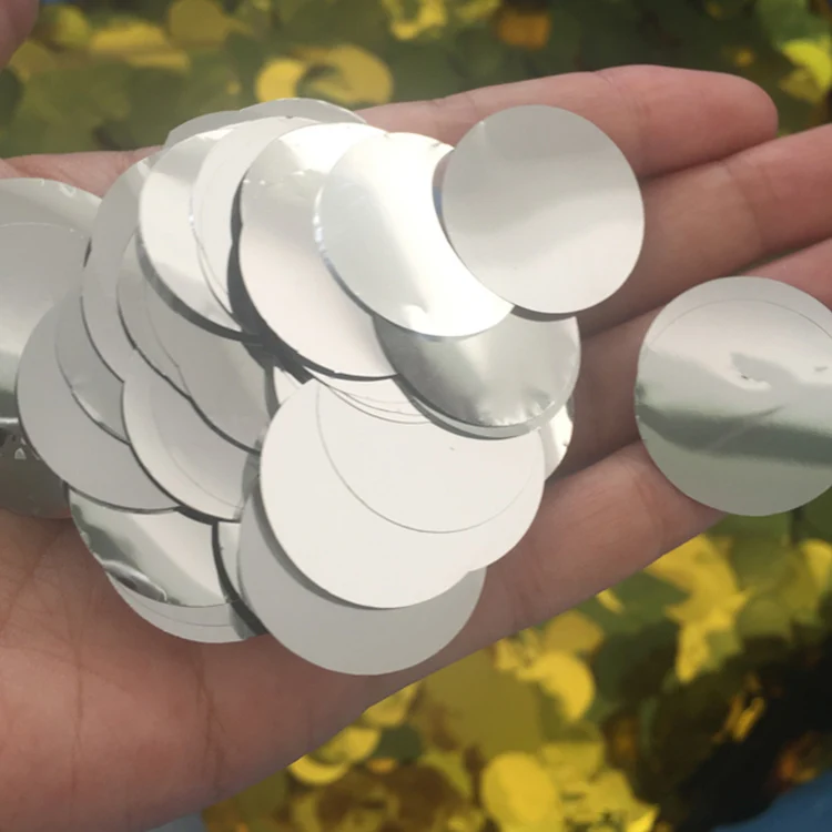
Metallic silver confetti wholesale 