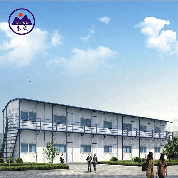 TAIWEI современные каркасные дуплекс стали лагерь дом