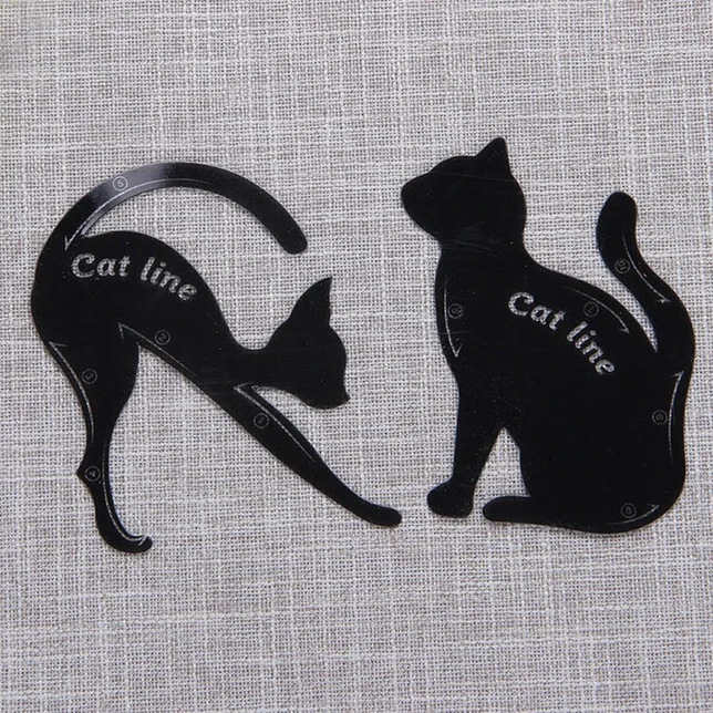 
Makeup Tool Drawing Eyeliner & Eyeshadow Stencils Cartoon Eyeliner Reusable Model Black Cat Liner 