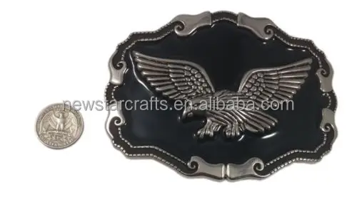 Western style custom metal belt buckle