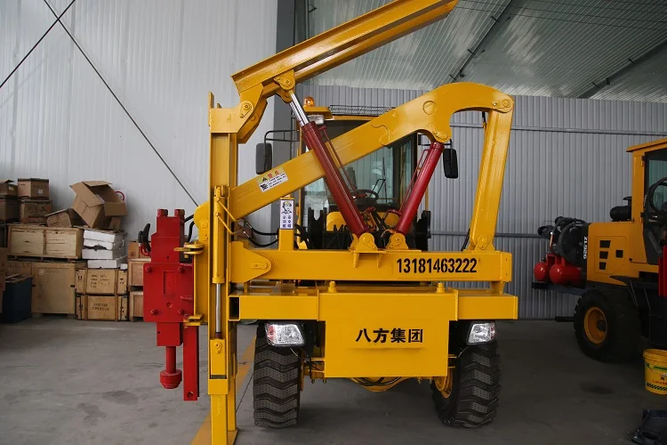 Highway guardrail pile driver for sale