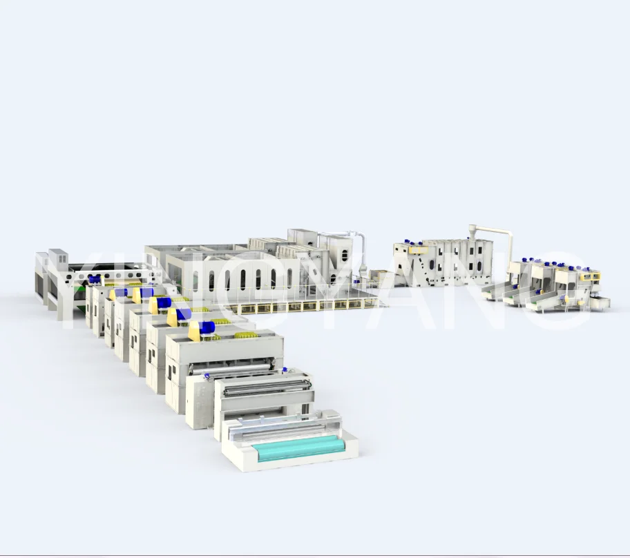 AIR FILTRATION NONWOVEN MACHINE FILTER FELT NEEDLE PUNCHING PRODUCTION LINE