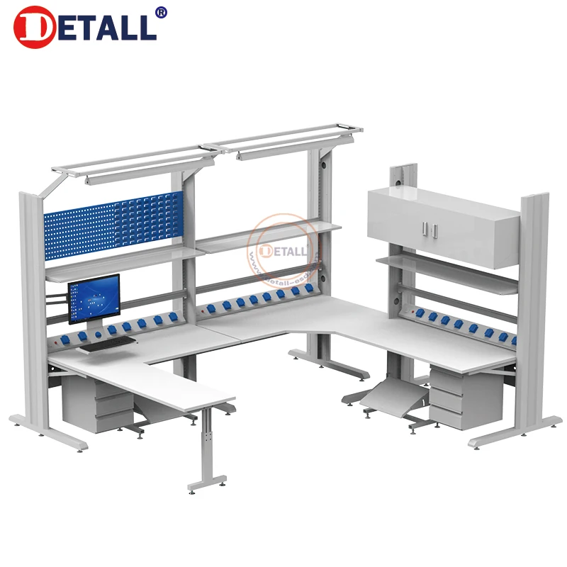 
Detall mobile repair work table assembly line working tables cell phone repair workstation 