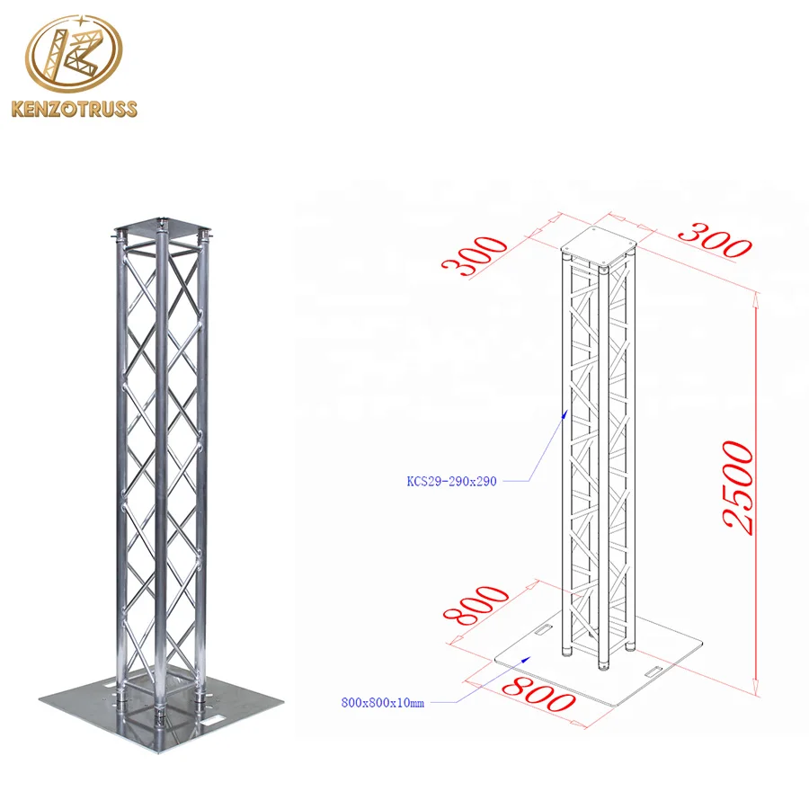 Hot Sale 6.67ft DJ Truss Totem Moving Head Light Truss Display