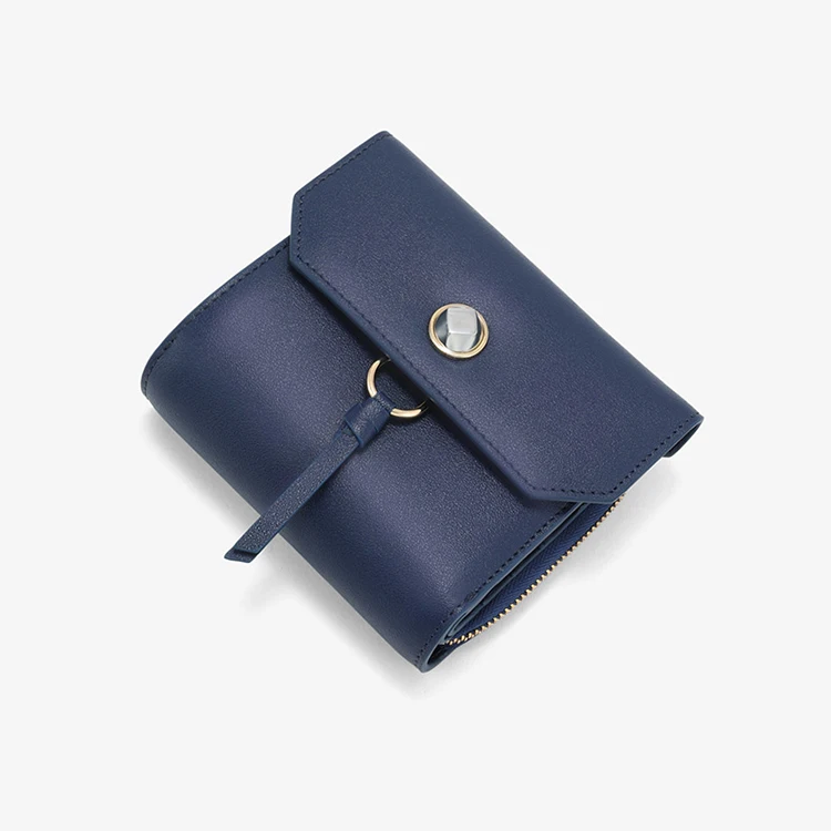 ZB022 2023 Famous designer brand name custom elegant female ladies clutch coin purse bag china pu leather women purse wallet