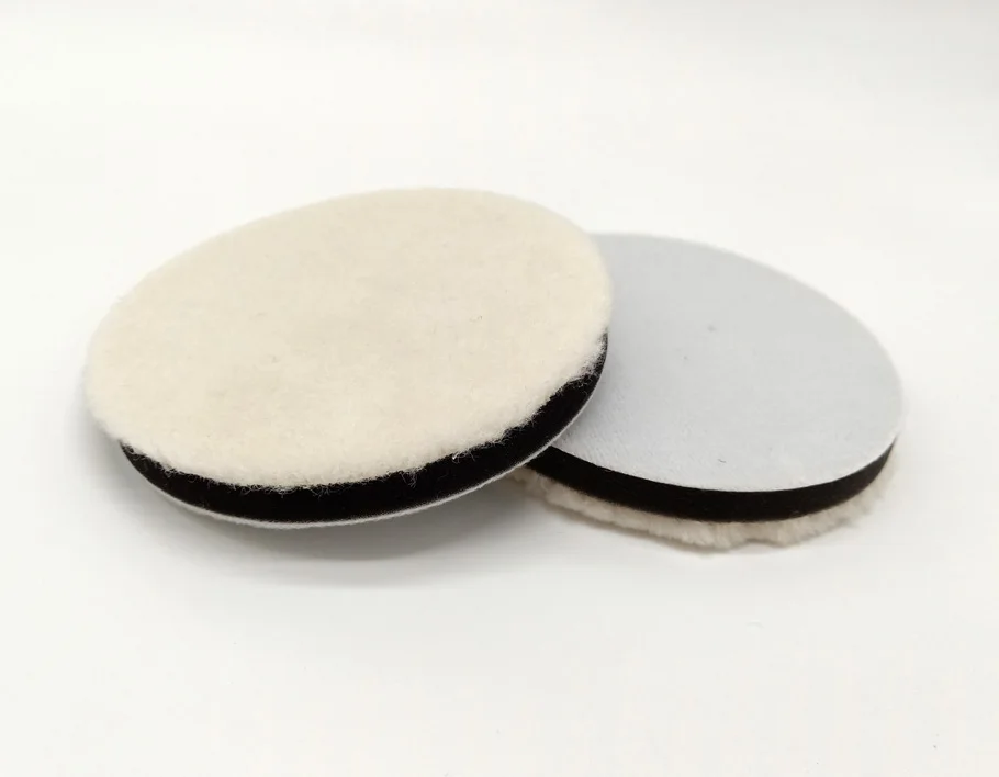 lamb Wool Buffing Pad 3 Inches (80mm) lamb Wool Polishing Pad For Car Body Polish Detail Mirror Finish Polish