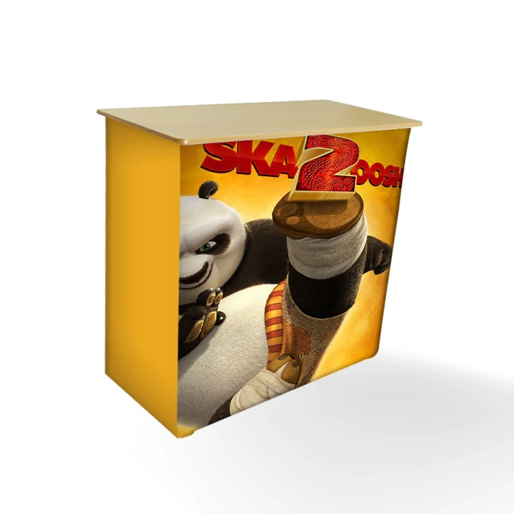 Hot sale new design aluminum pop up counter trade show pop up bar counter