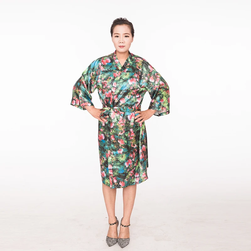 High quality factory hairdresser kimono robe hair salon disposable spa