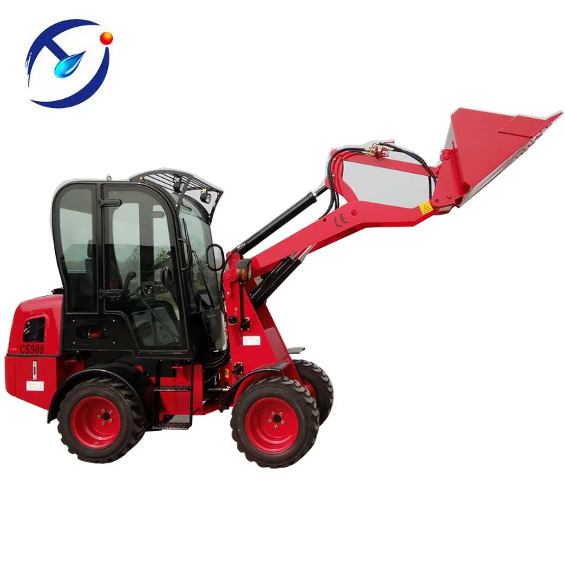 1000kg Mini Wheel Loader with Chinese Hydrostatic Transmission System