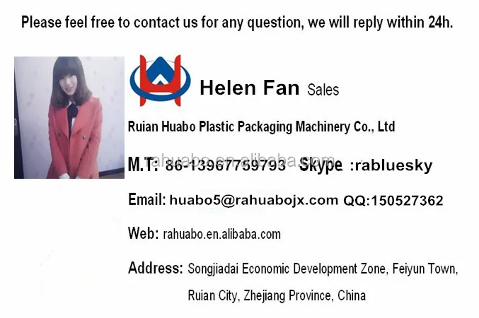 HBL-B700 HUABO NO.1 in bag machine area Factory Direct Sale Manual nonwoven bag machine