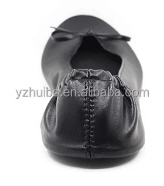 
Ballet shoes Foldable Flats and Travel Pouch Travel Slipper 