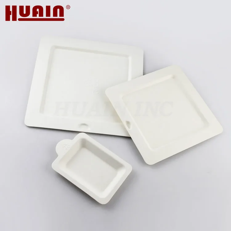 Eco Friendly Custom Card Pulp Wet Pressing High Density Molded Pulp Tray Paper Packaging