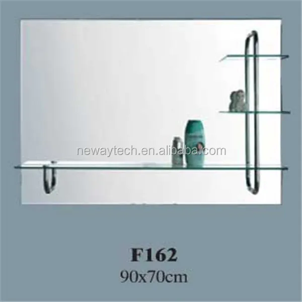 High quality wall mounted sliding bathroom mirror cabinet with shelf