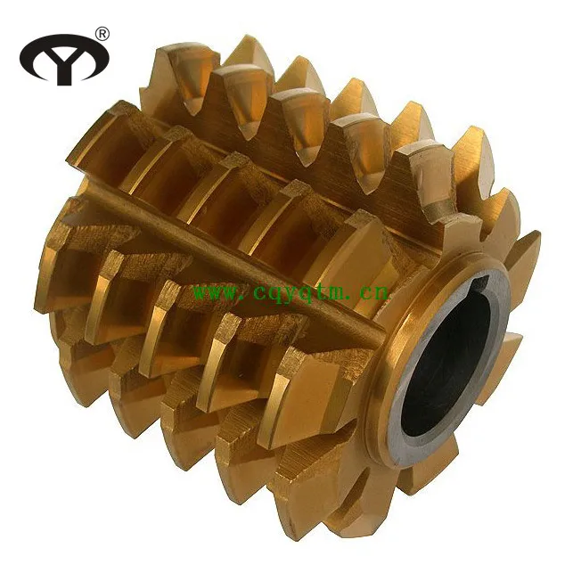 HSS M2 Module DP Pre-shaving Gear Hobbing Cutter with TIALN/AP Coating