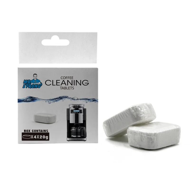 Citric acid convenient tablet for coffee maker cleaner descaler