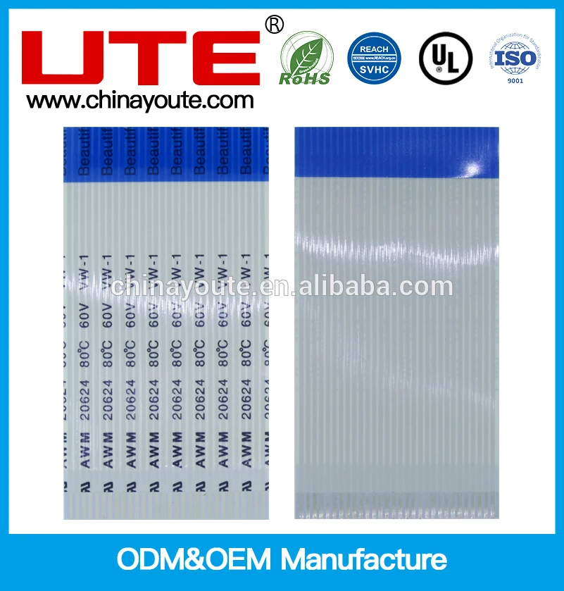 China factory Flex flat  FFC, FPC Cable 0.5mm pitch