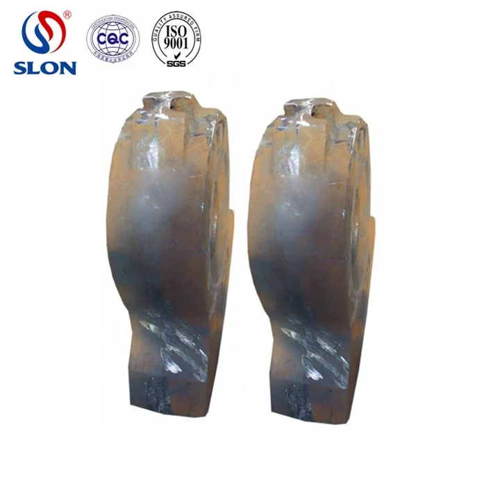 High Manganese Steel Auto Crusher Hammer Metal Shredder Parts