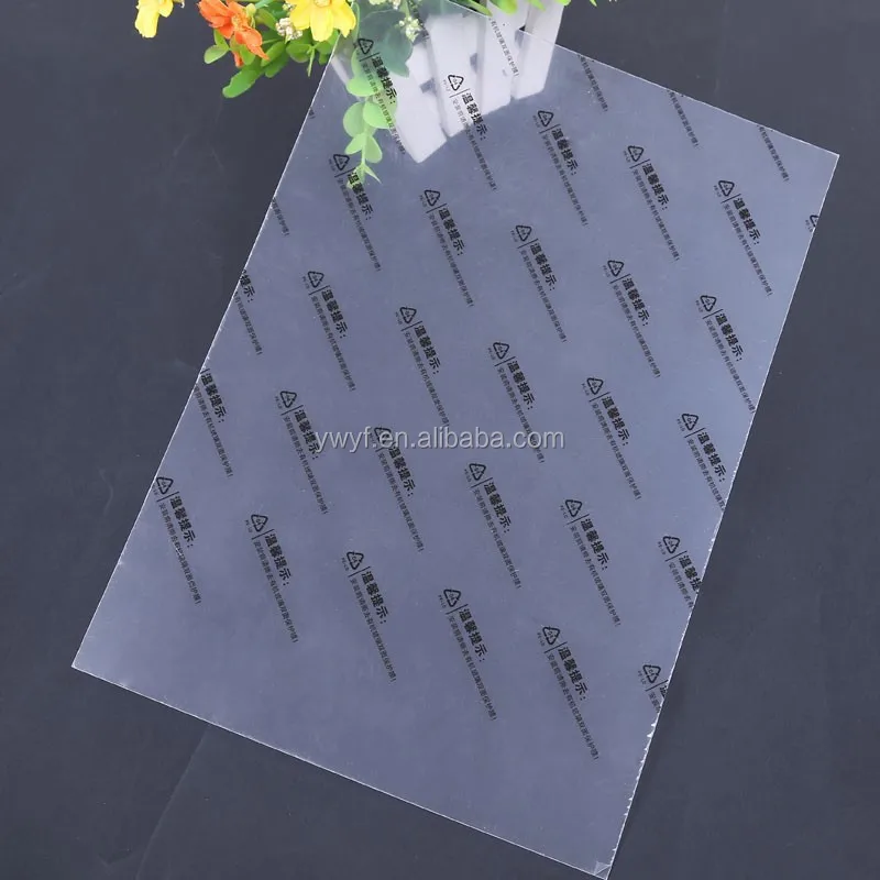 0.75mm Clear Polystyrene Sheet used in Photo Frame/PMMA/Acrylic