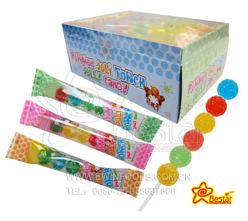 Fruit Soft Jelly Ball shape lollipop