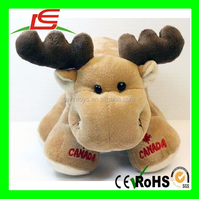 Canada Big Foot Moose 9 inch Plush Promotional Animal Doll stuffed deer toy