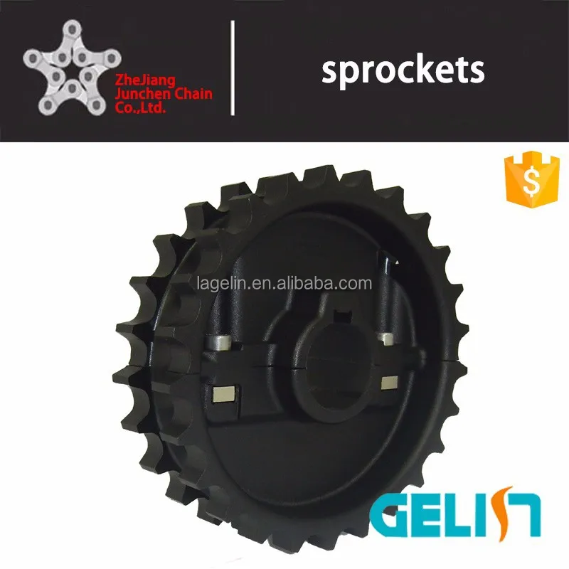 
plastic/steel table/falt top roller chain conveyor chain double teeth sprocket 