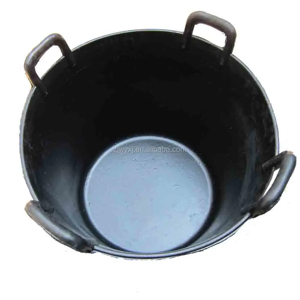 Большой кормовой контейнер, большое резиновое ведро, резиновая корзина