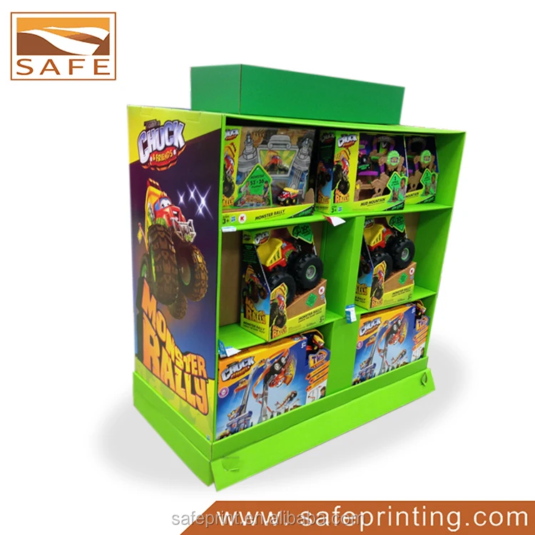 
China Manufacturer Custom Portable Floor Display Stand, Promotional Product Pop Cardboard Display Stand, Cardboard Pos 