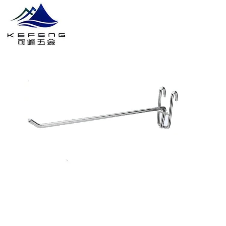 
High quality grid dwall hanging hooks/supermarket display hook KF-F005 