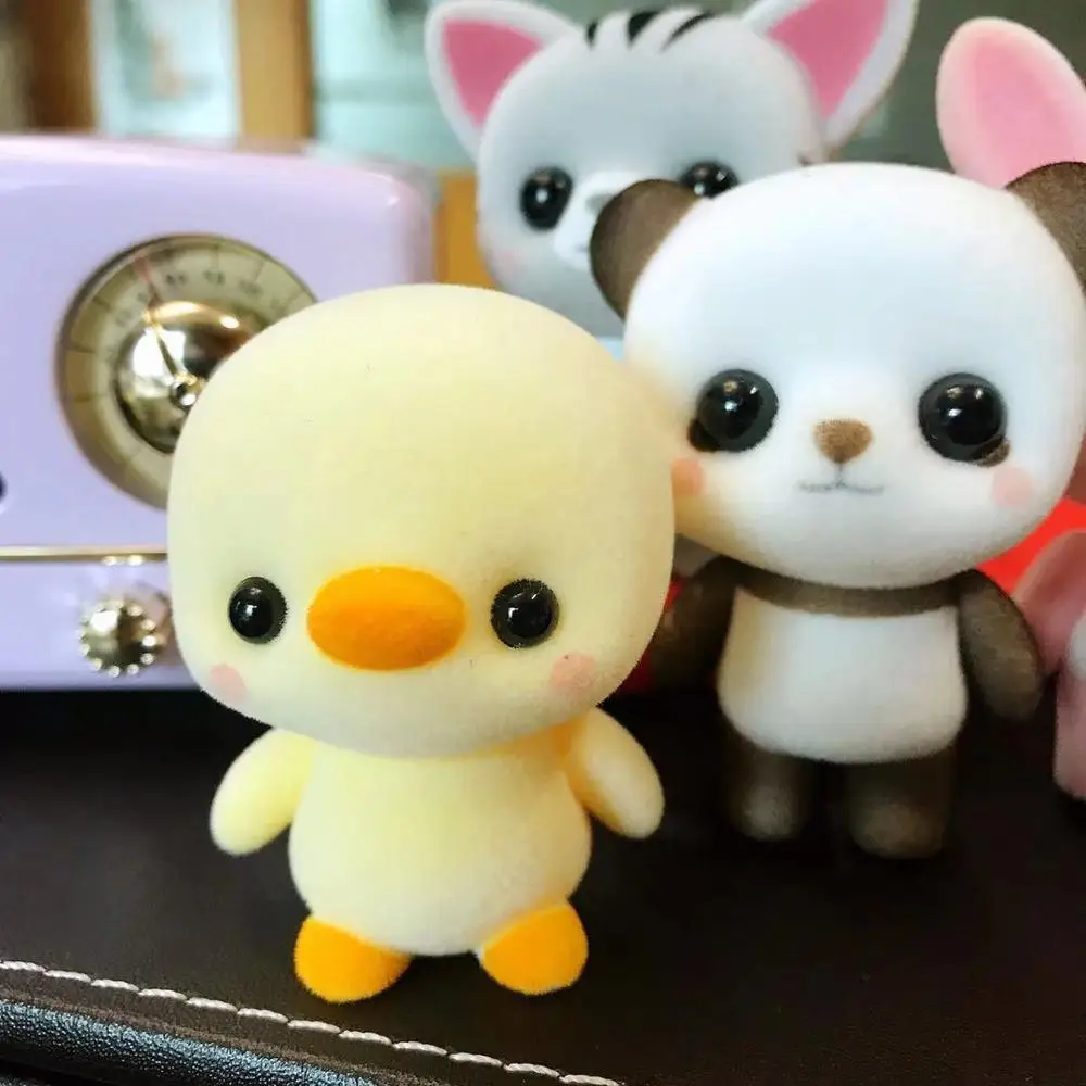 flock cute toy materials nylon 66 flock fiber 3D*0.8mm semi-dull color flock powder