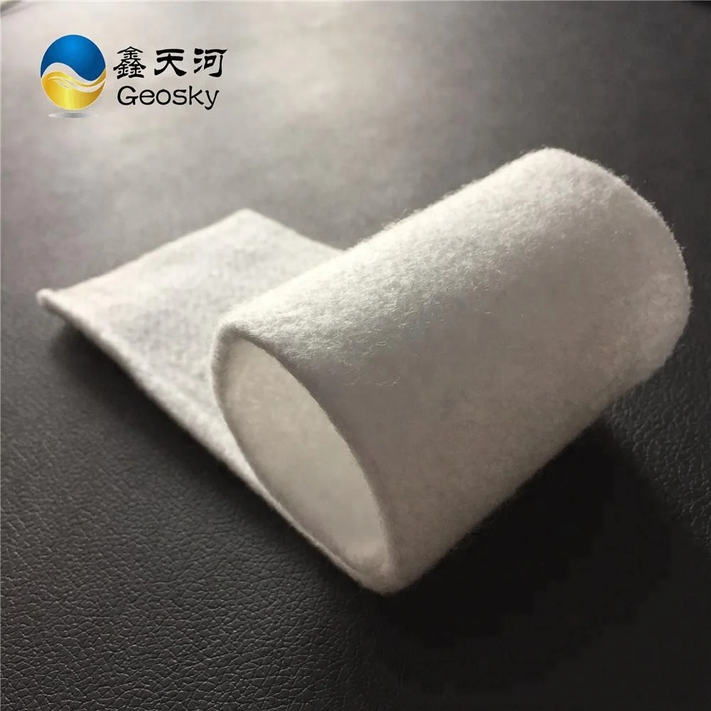 
100gsm 120gsm 150gsm factory Needle Punched Polyester Non woven Geotextile price 