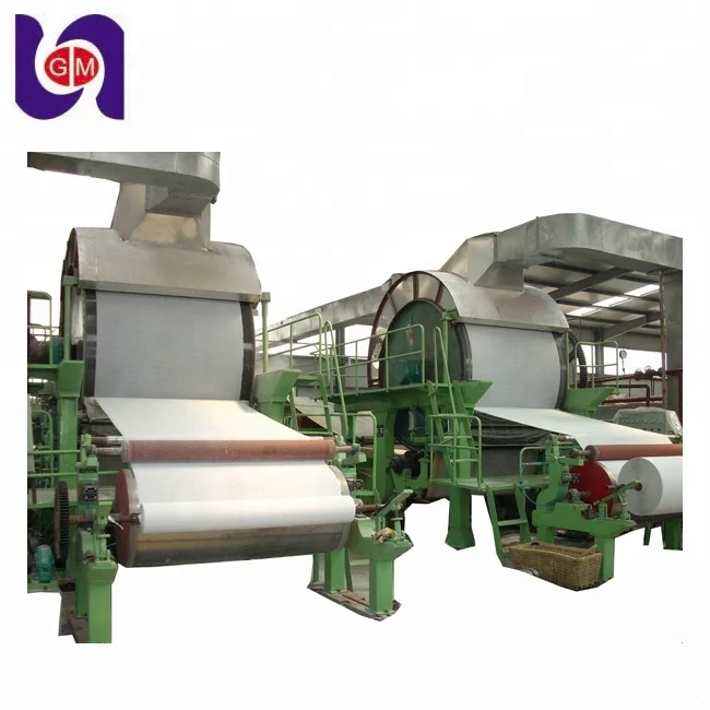 Production Line Plant Factory Machinery In China Roll Making Machine Manufacturer Price Of Mini Paper Mill For Sale