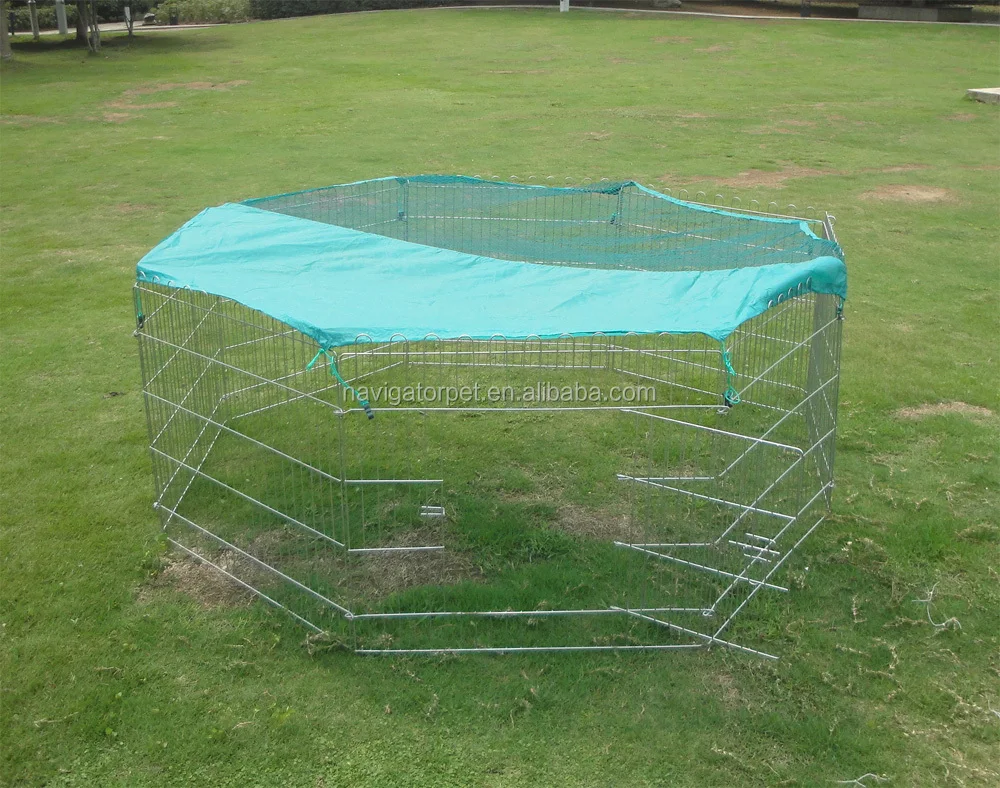 Metal Pet Playpen with cover