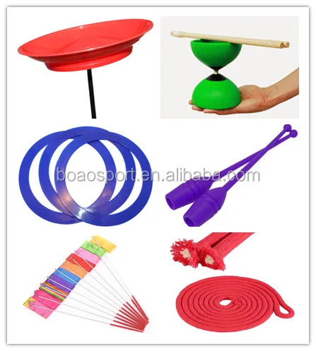 Diabolo & wooden Handsticks - Pro Quality Rubber Diablo Set
