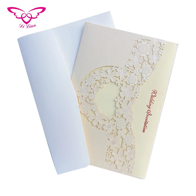 
Sweet Love Design Luxurious Wedding Invitation Card 