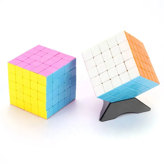 6.3cm educational anti stress puzzle game 5x5x5 cube for kids
