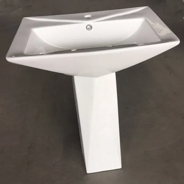 China bathroom luxury pedestal basin hand wash sink prices