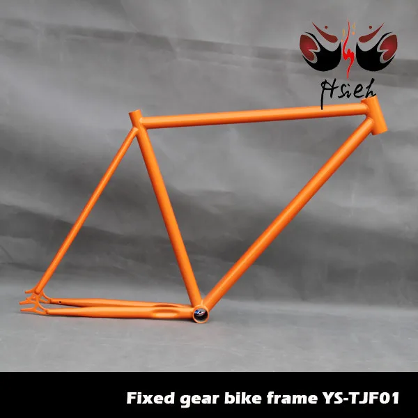 Colorful fixed gear frame for single speed bike