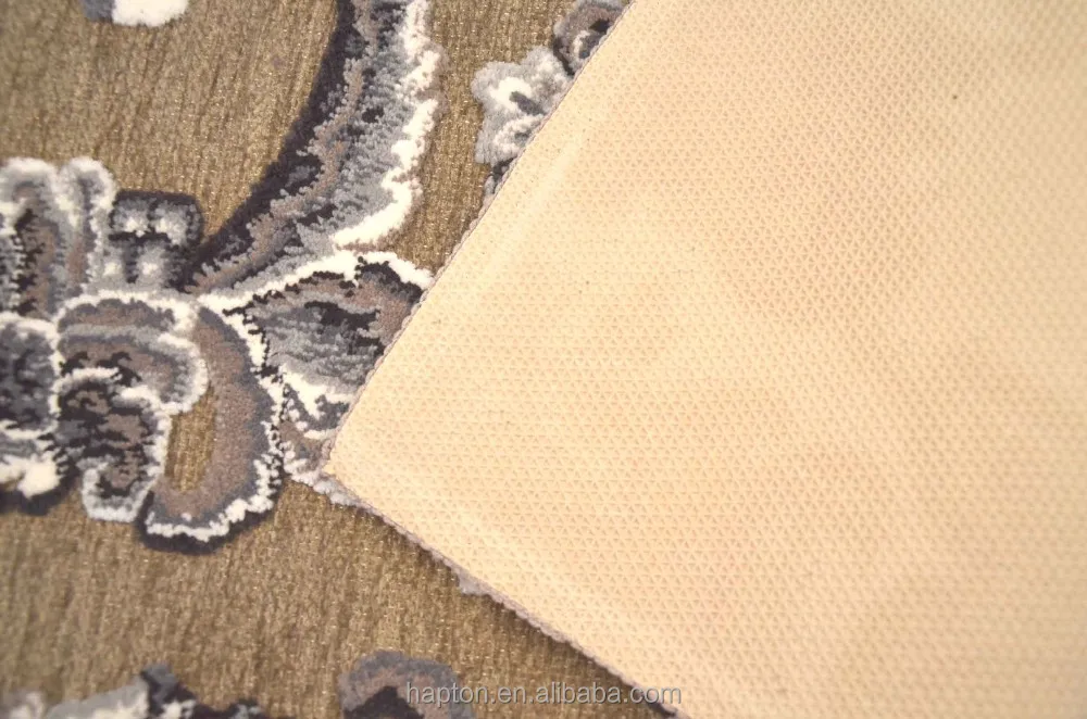 Microfibre polyester 50*80cm with latex back anti-slipping wilton jacquard mat