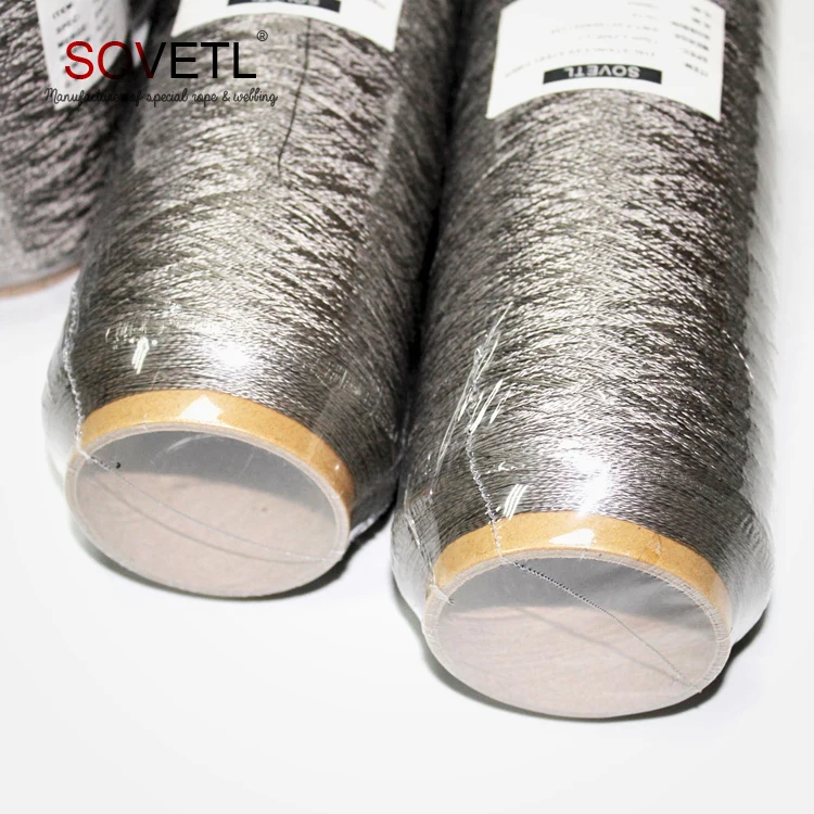  Anti-radiation/anti-bacterial stainless steel yarn metallic fiber thread Underwear