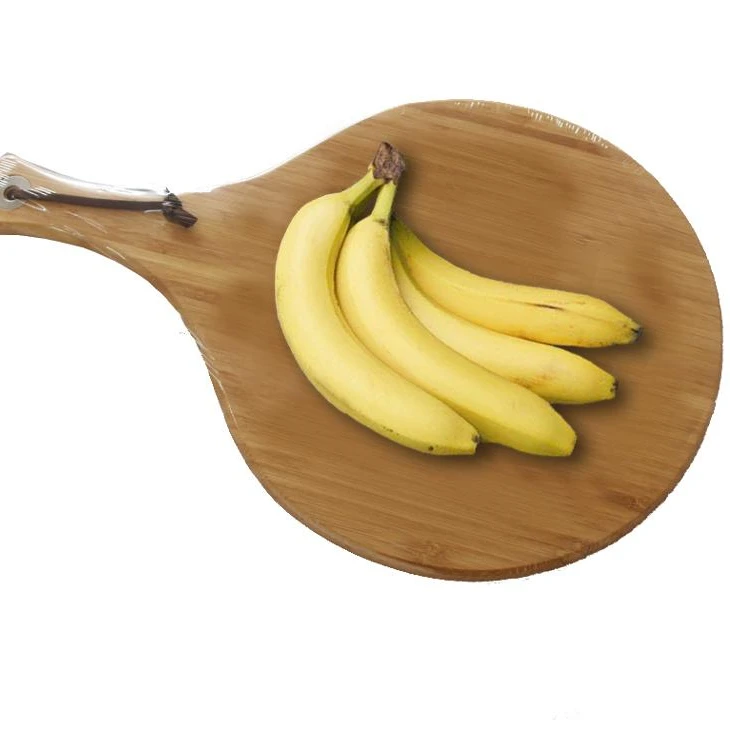 Hot Sale Kitchen Round  Bamboo Wood Cutting Board with Handle