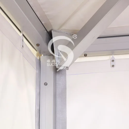 5x5m High Peak White PVC Clear Windows Garden Pagoda Tents For Sale