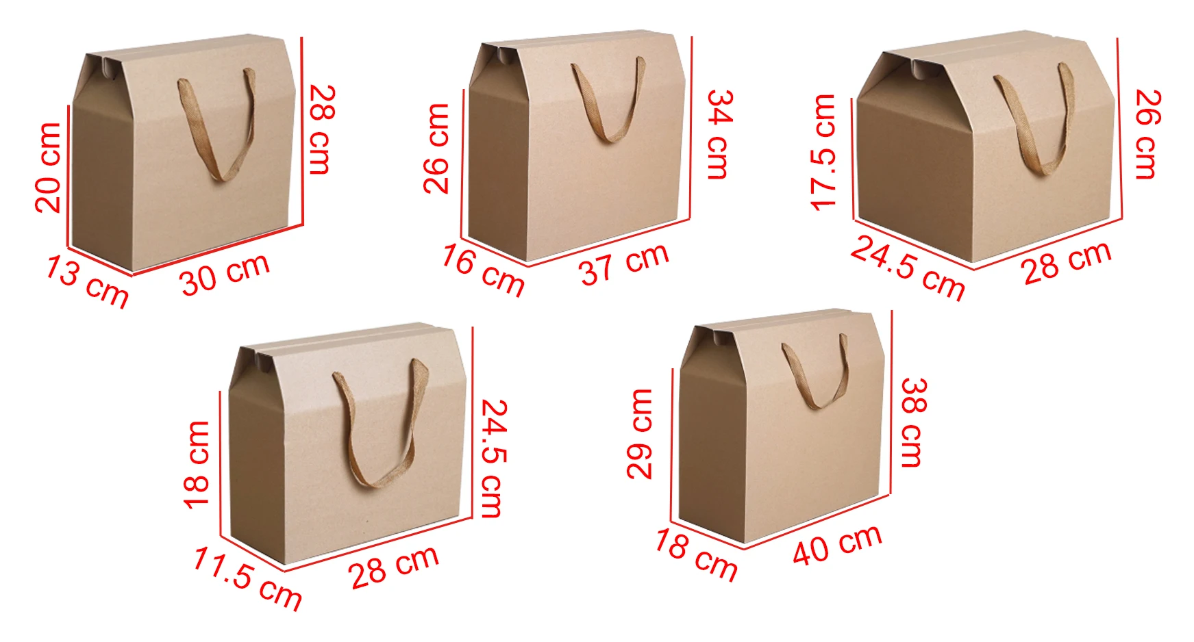 ZL Recycled kraft paper cardboard dry fruit  packaging carton gift box with rope handle