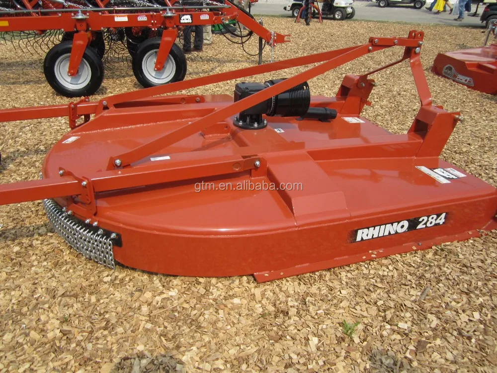 L shape finishing mower gearbox