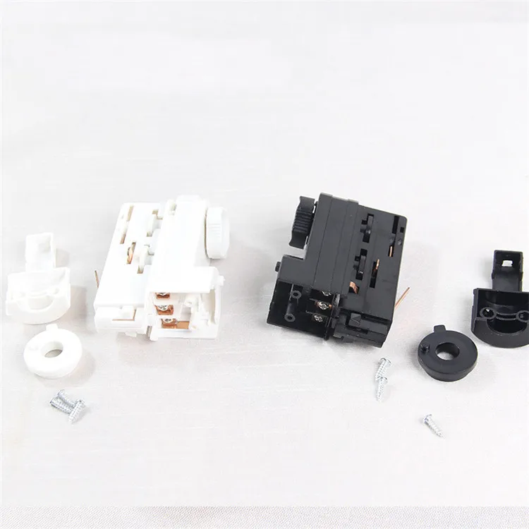 Black White track Rail Head Four Wire LED Track Light connector