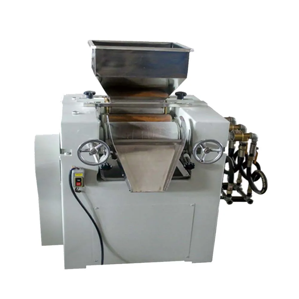 Three roll mill triple milled machine for soap grinder in soap finishing line  making machinery