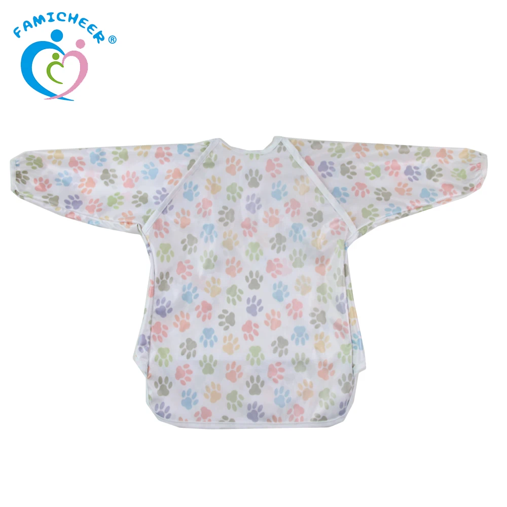 
Famicheer Unisex Baby Bib Bandana Baby Waterproof Junior Sleeved Bib 